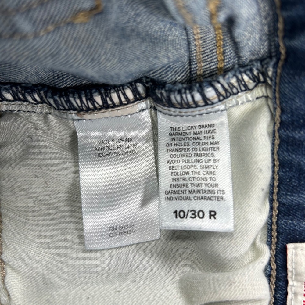 Lucky Brand Sweet Mid Rise Boot Jeans Womens 10/30R Dark Wash Denim Pants - Picture 7 of 13